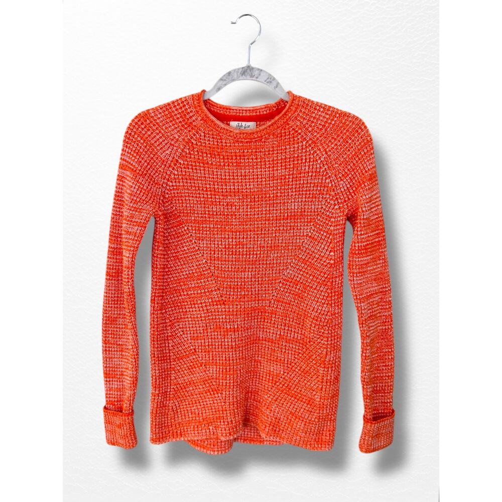 Style & Co Marled Tunic Sweater, Size M Petite